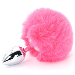 happiness TOYJOY Plug Queue de Lapin Enchanting Bunnytail 5 x 2.8cm Rose